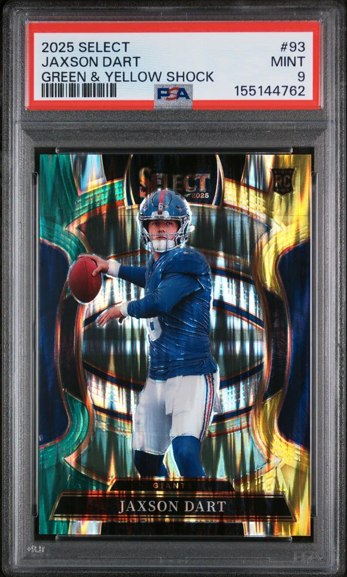 2025 #93 Jaxson Dart PSA 9 Panini Select