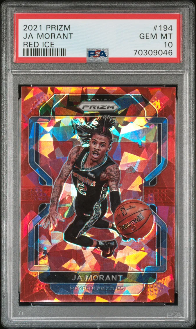 2021 #194 Ja Morant PSA 10 Panini Prizm