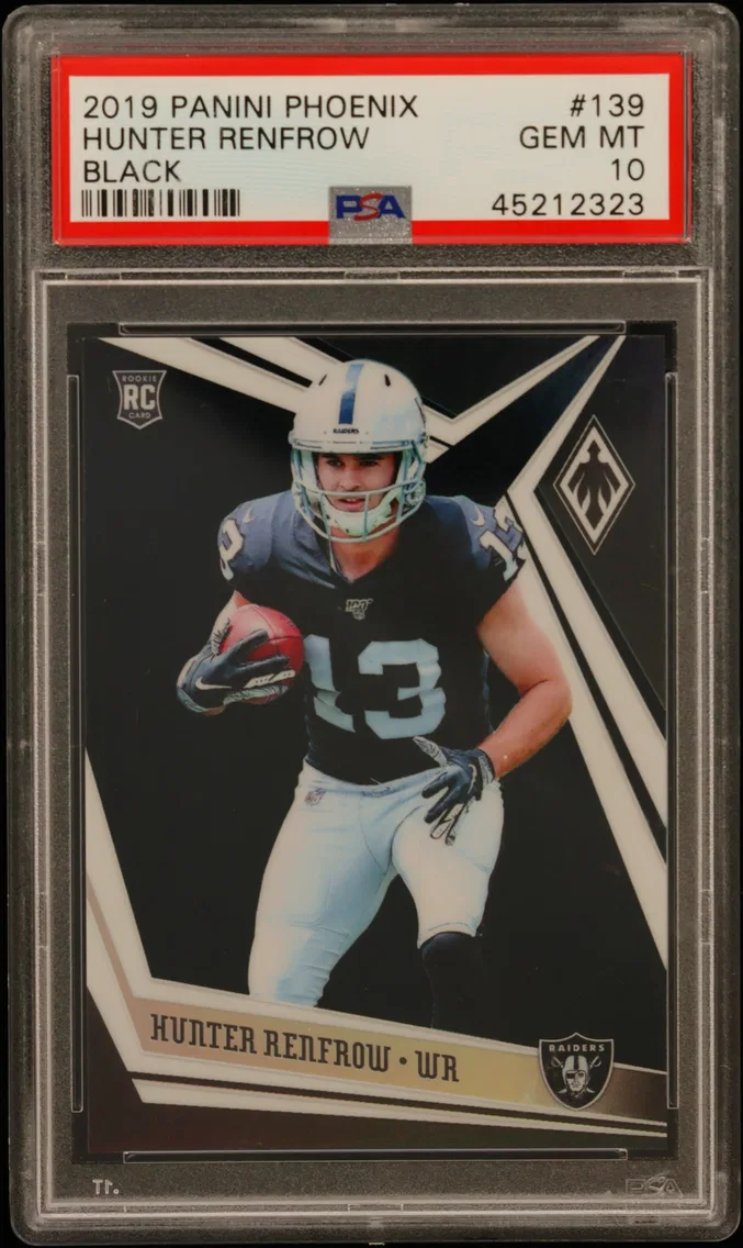 2019 #139 Hunter Renfrow PSA 10 Panini Phoenix