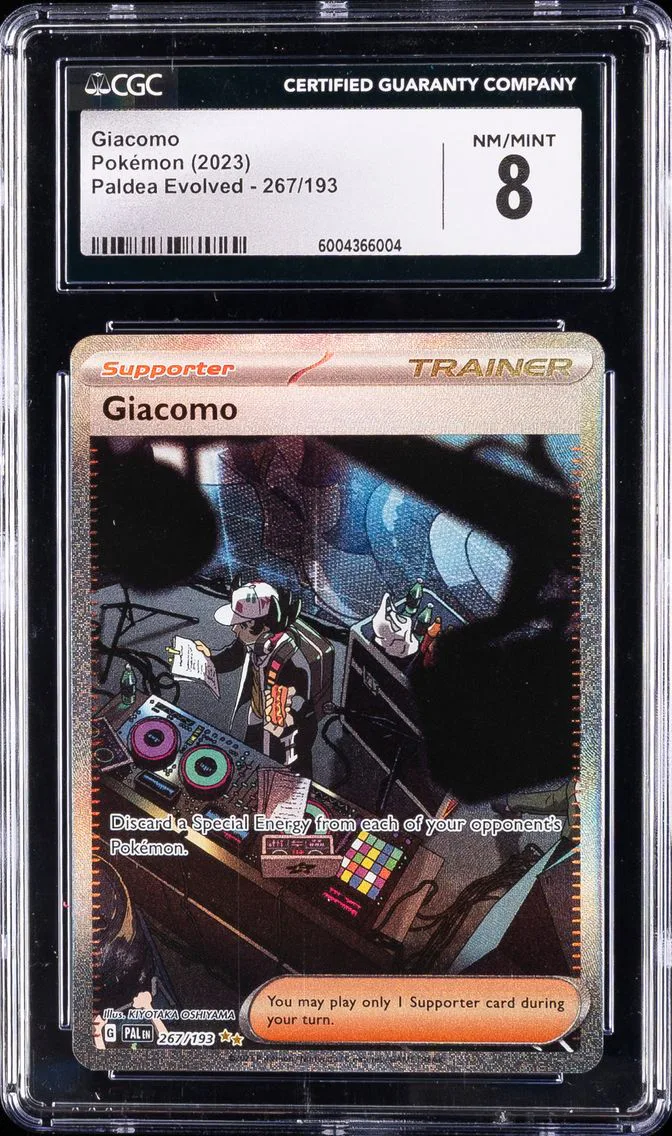 2023 #267 Giacomo CGC 8 Pal EN-Paldea Evolved Pokemon