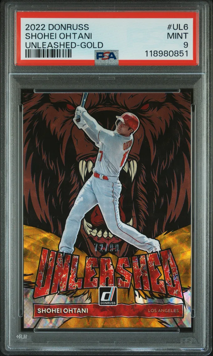 2022 #UL6 Shohei Ohtani PSA 9 Panini Donruss Unleashed
