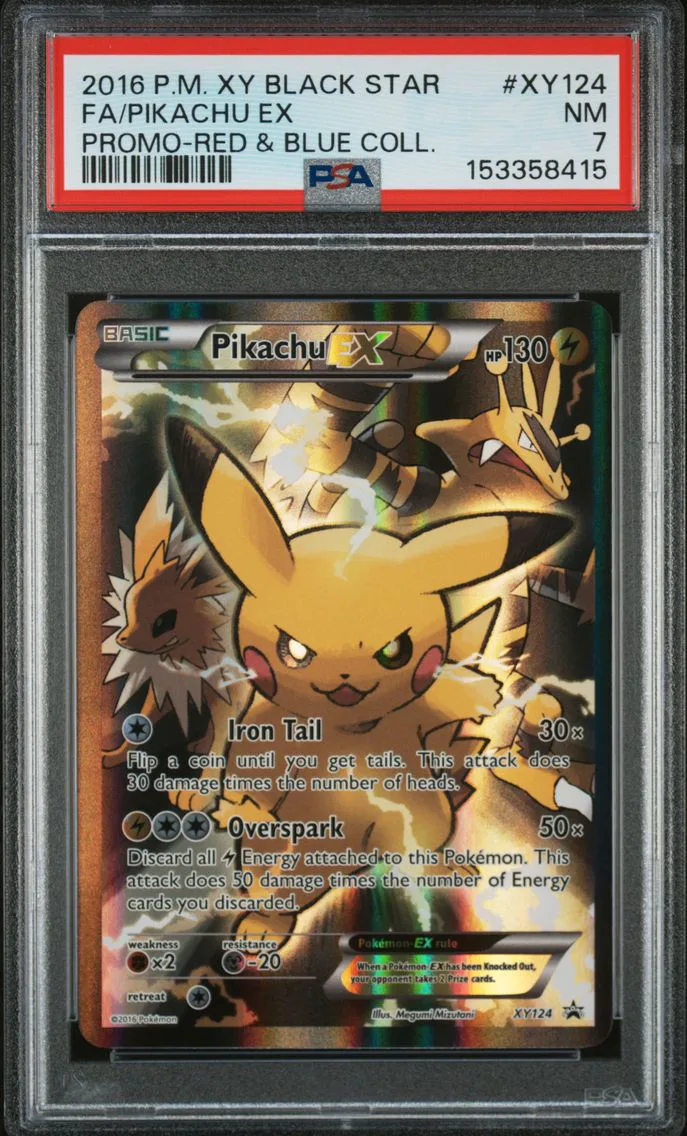 2016 #XY124 Full Art/Pikachu EX 