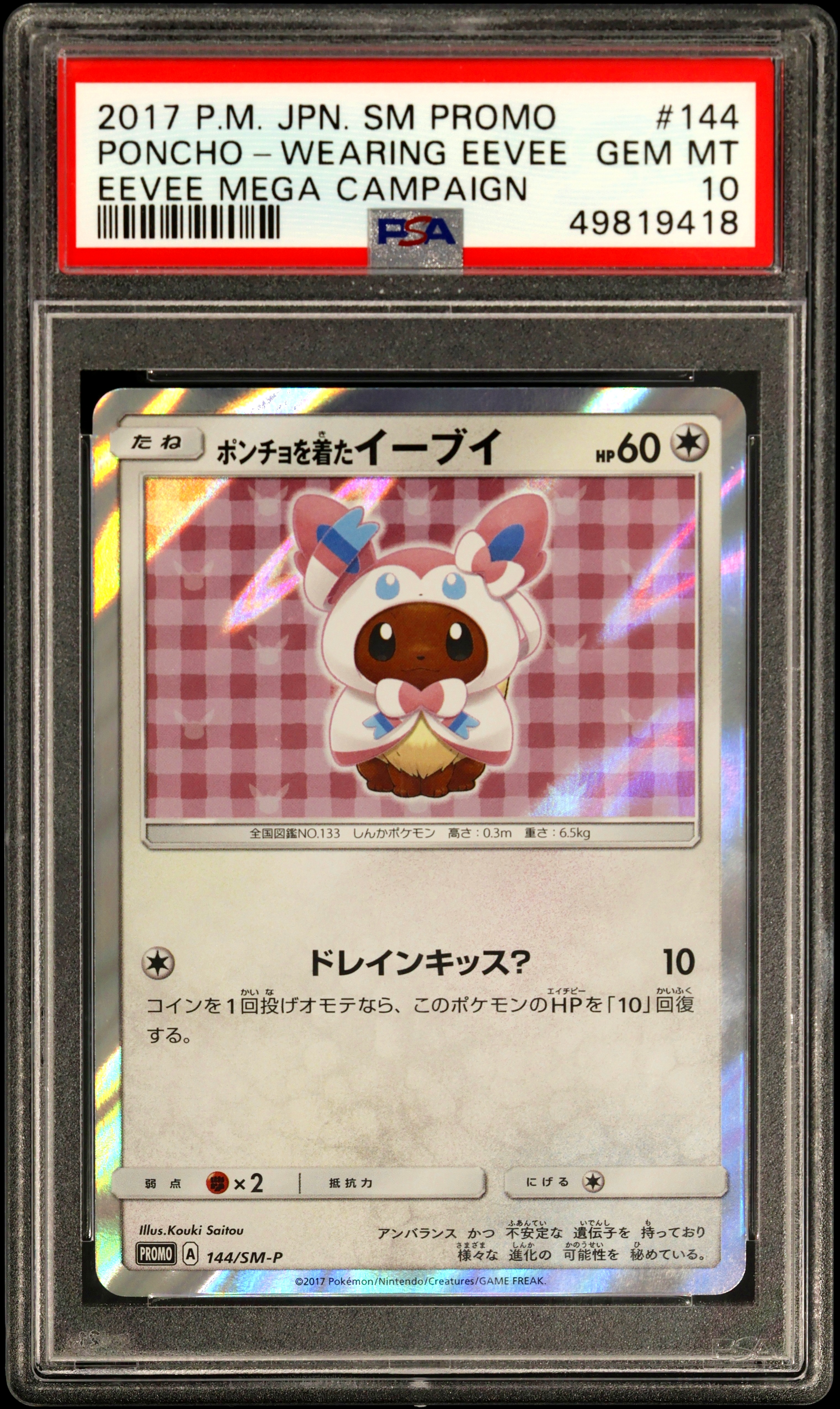 Poncho-Wearing Eevee