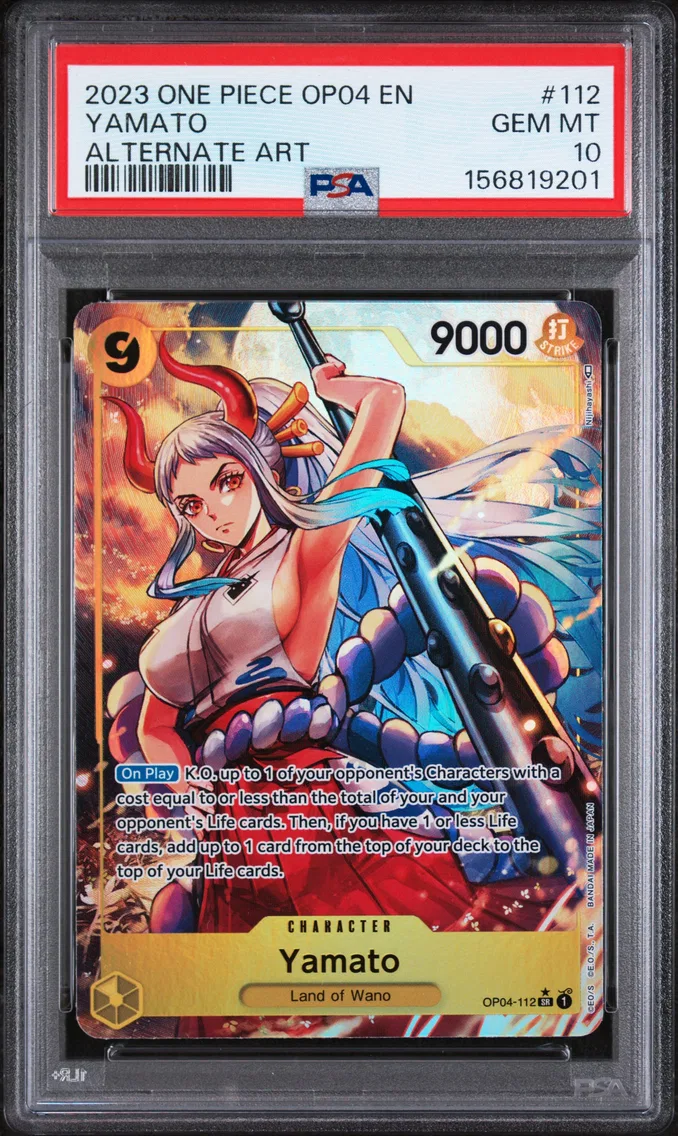 2023 #112 Yamato PSA 10 One Piece OP04-Kingdoms of Intrigue