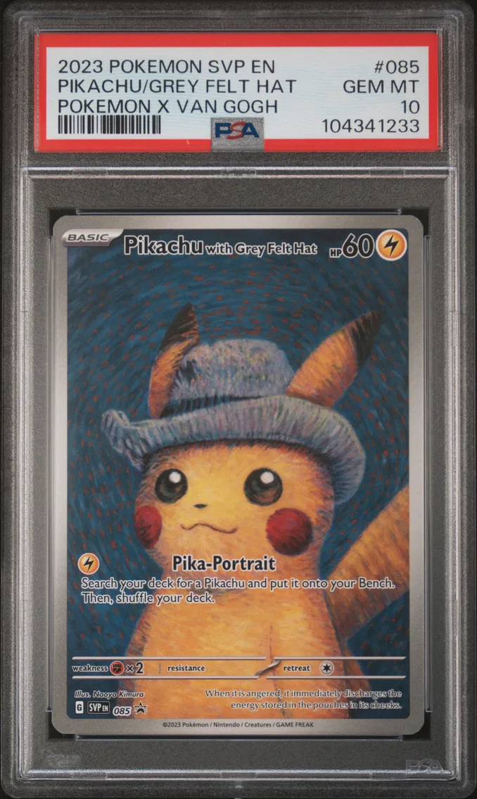 2023 #085 Pikachu With Grey Felt Hat PSA 10 Svp EN-Scarlet & Violet Black Star Promos