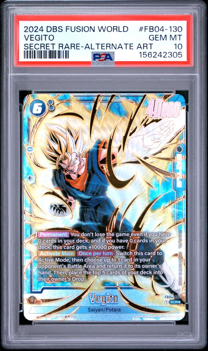 2024 #FB04-130 Vegito PSA 10 Dragon Ball Super Card Game Fusion World Ultra Limit