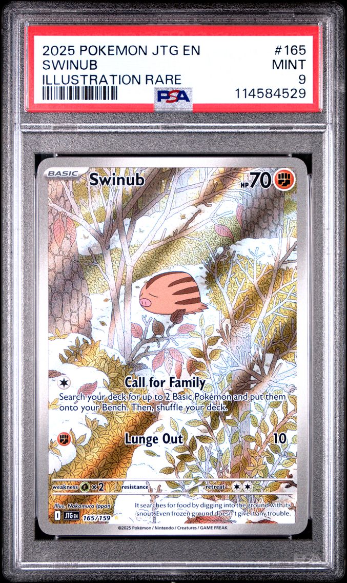 2025 #165 Swinub PSA 9 Jtg EN-Journey Together