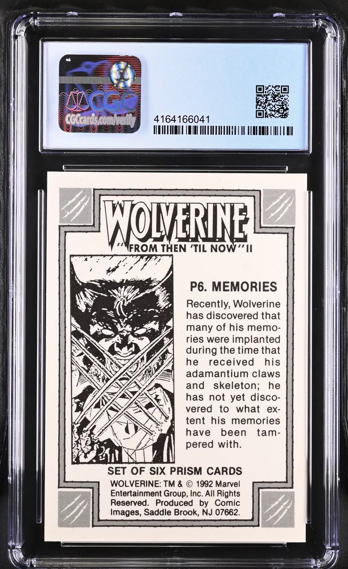 1992 #P6 Memories CGC 5.5 Wolverine: From Then 'Til Now II - English