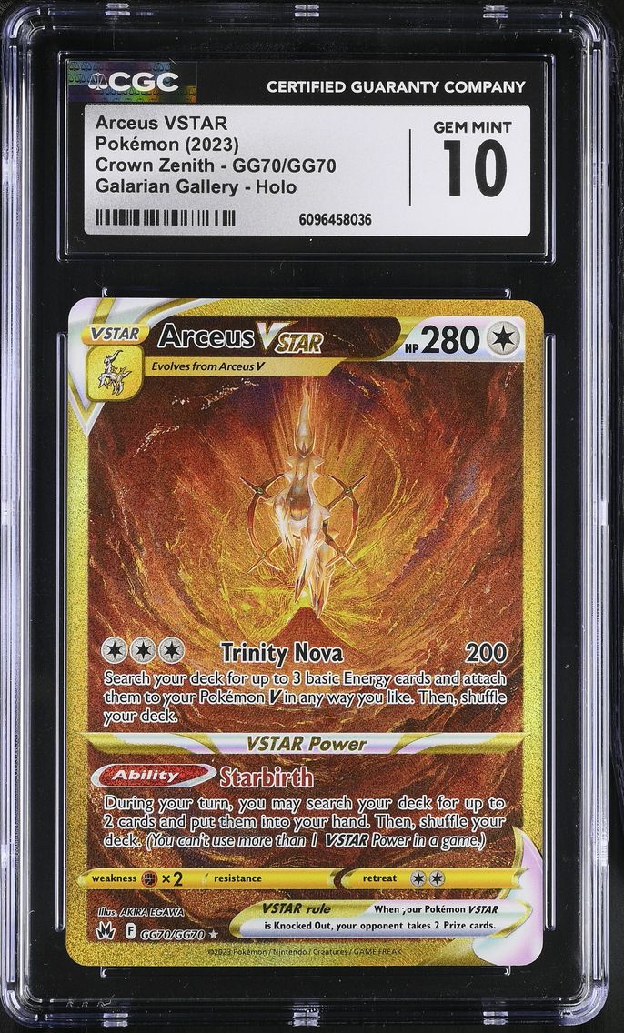 2023 #GG70/GG70 Arceus VSTAR CGC 10 Crown Zenith - English