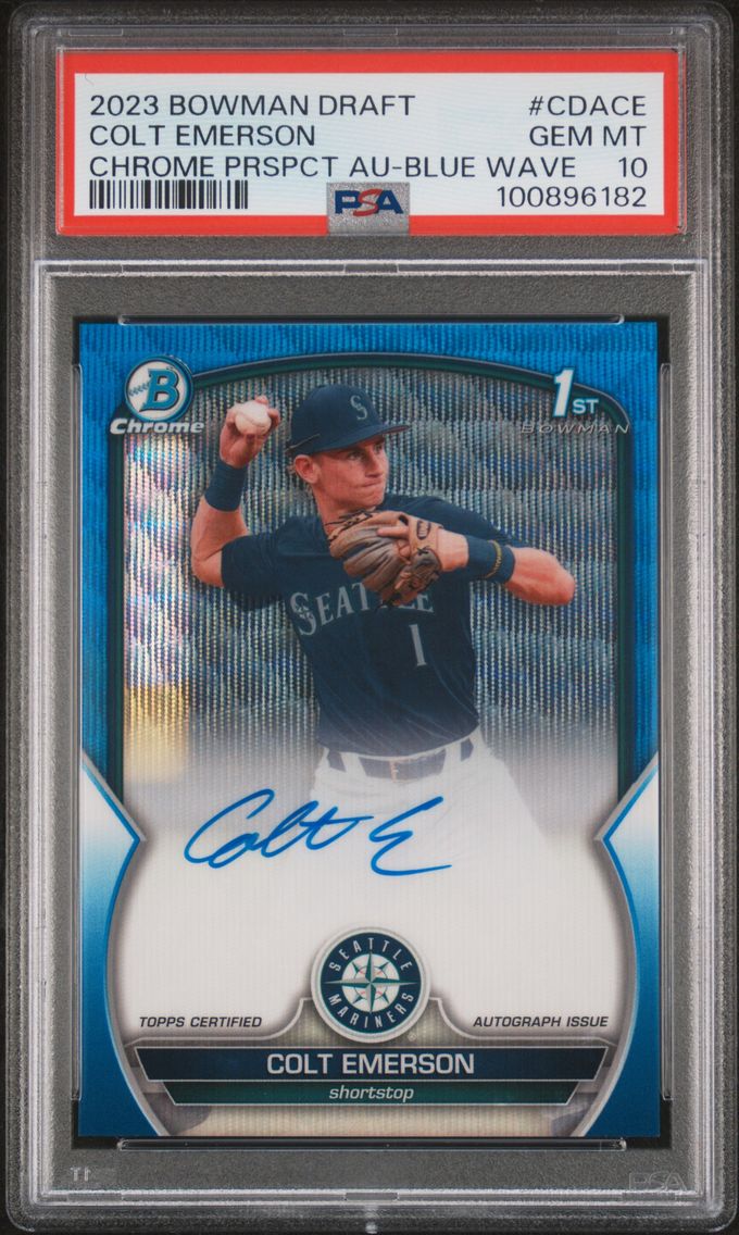 2023 #CDACE COLT EMERSON PSA 10 