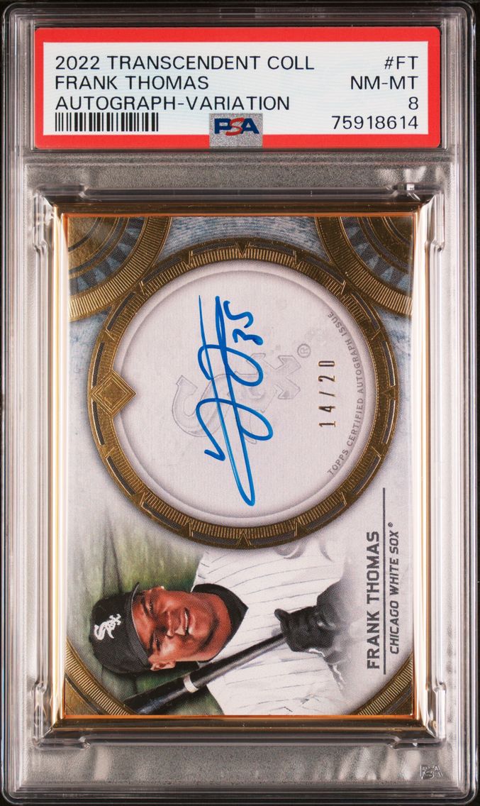 2022 #FT Frank Thomas PSA 8 Topp