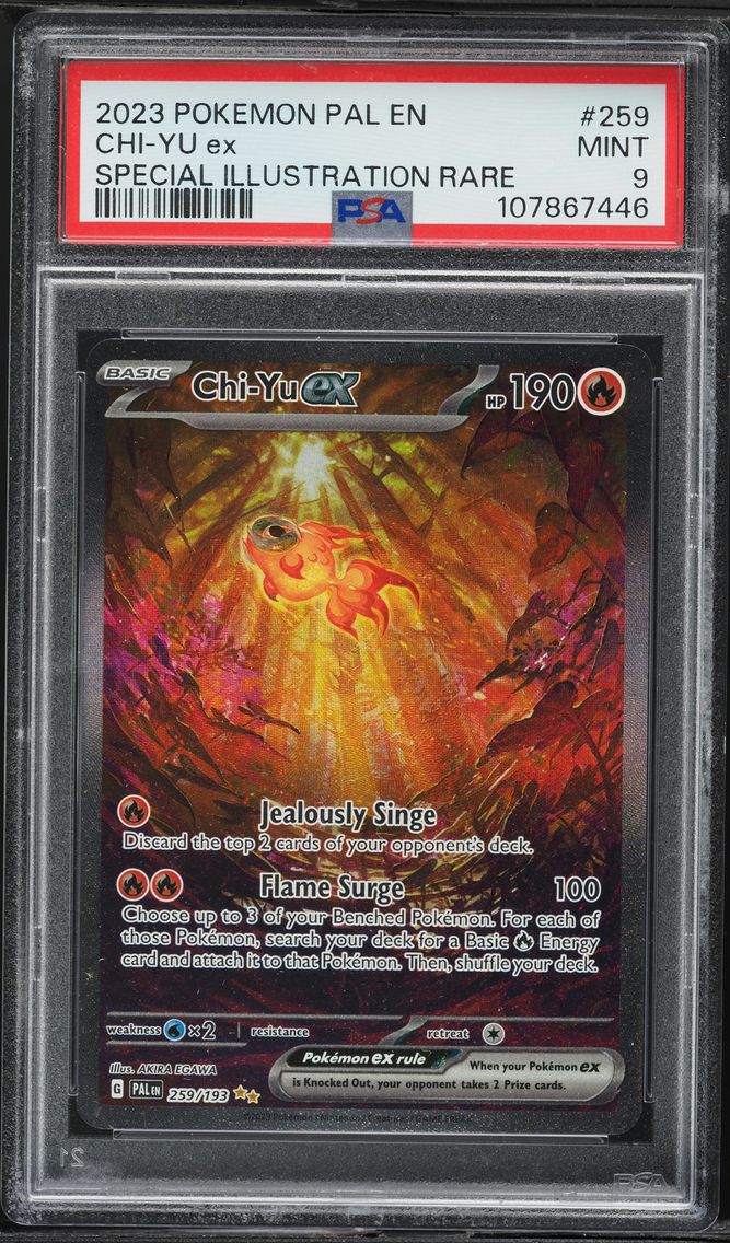 2023 #259 Chi-YU EX PSA 9 Pal EN-Paldea Evolved Pokemon