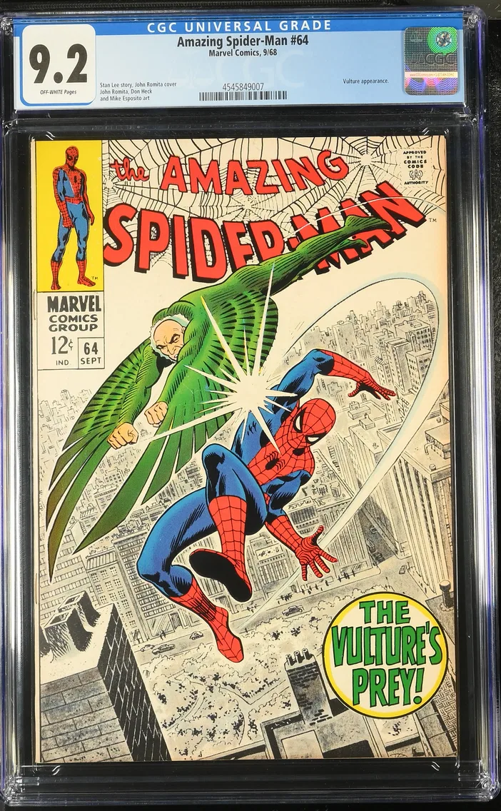 1968 Amazing Spider-Man #64 CGC 9.2 Marvel Comics