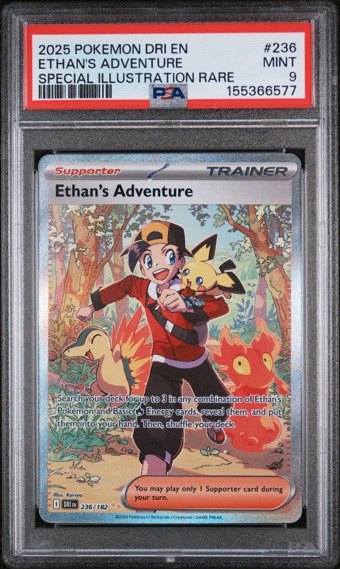 2025 #236 Ethan's Adventure PSA 9 Dri EN-Destined Rivals