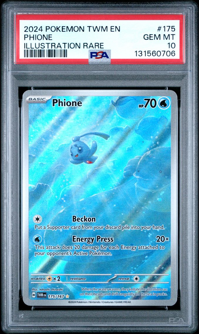 2024 #175 Phione PSA 10 Twm EN-T