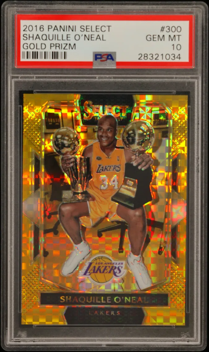 2016 #300 Shaquille O'Neal PSA 10 Panini Select