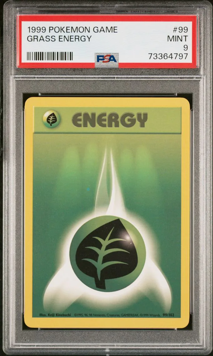 1999 #99 Grass Energy PSA 9 Game