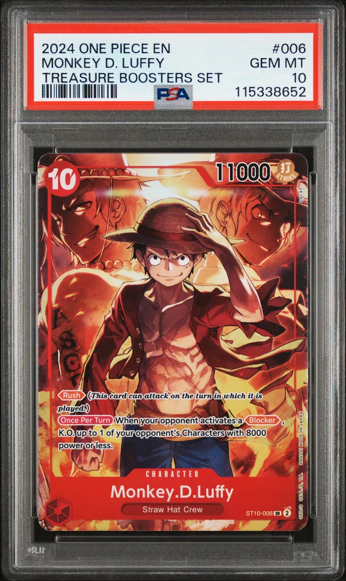 2024 #006 Monkey D. Luffy PSA 10 One Piece Promos