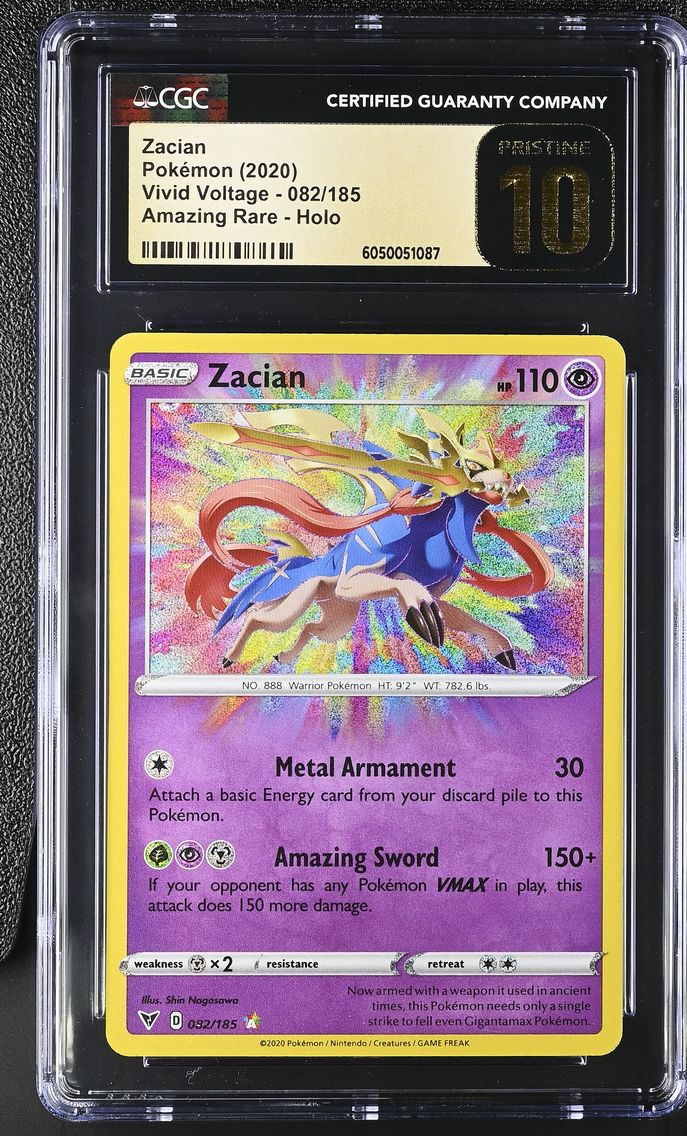 2020 #082 Zacian CGC 10 Pristine