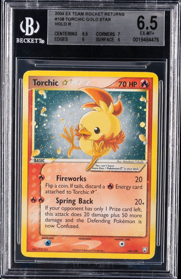 2004 \#108 Torchic-Holo BGS 6.5 E