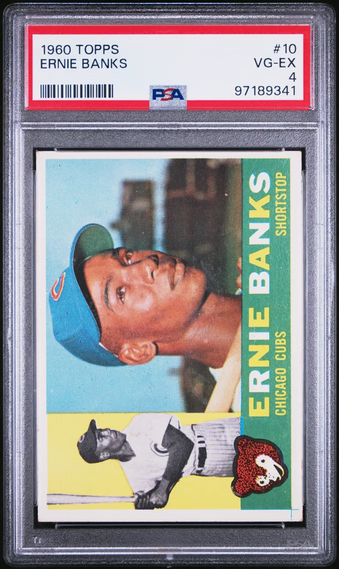 1960 #10 Ernie Banks PSA 4 Topps
