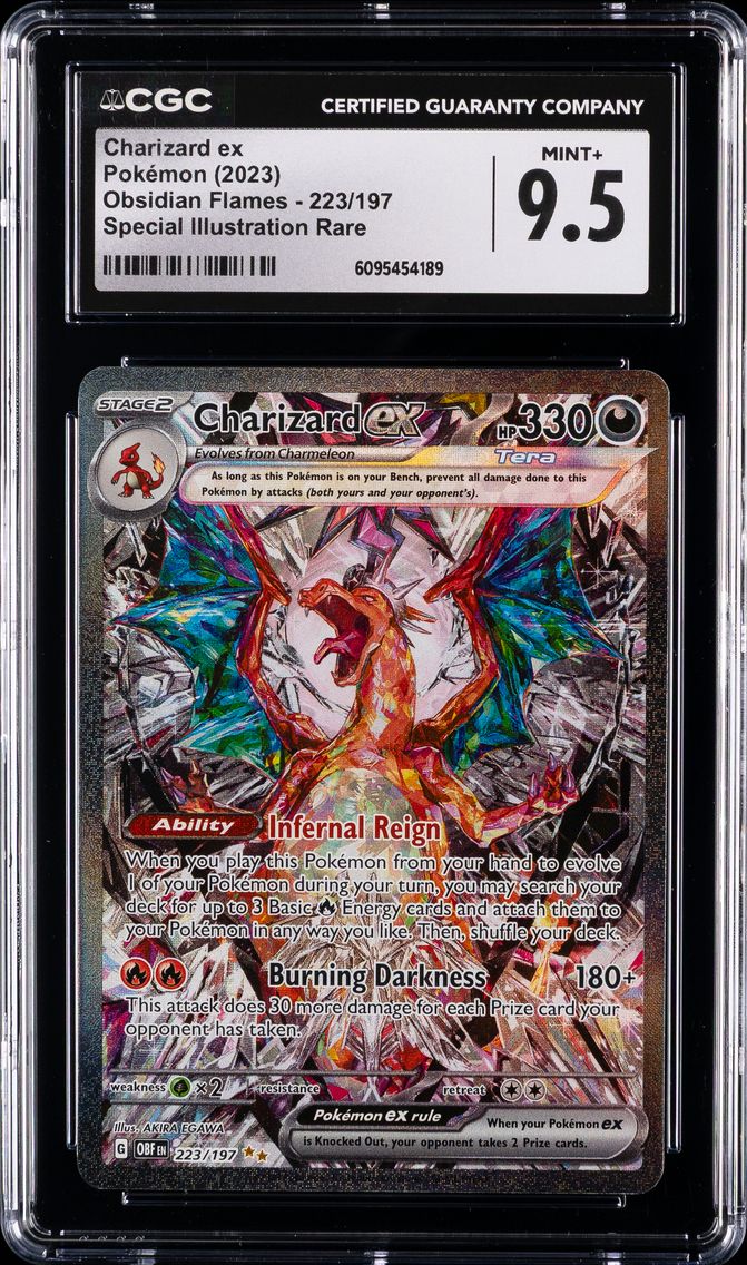 2023 #223 Charizard EX CGC 9.5 O