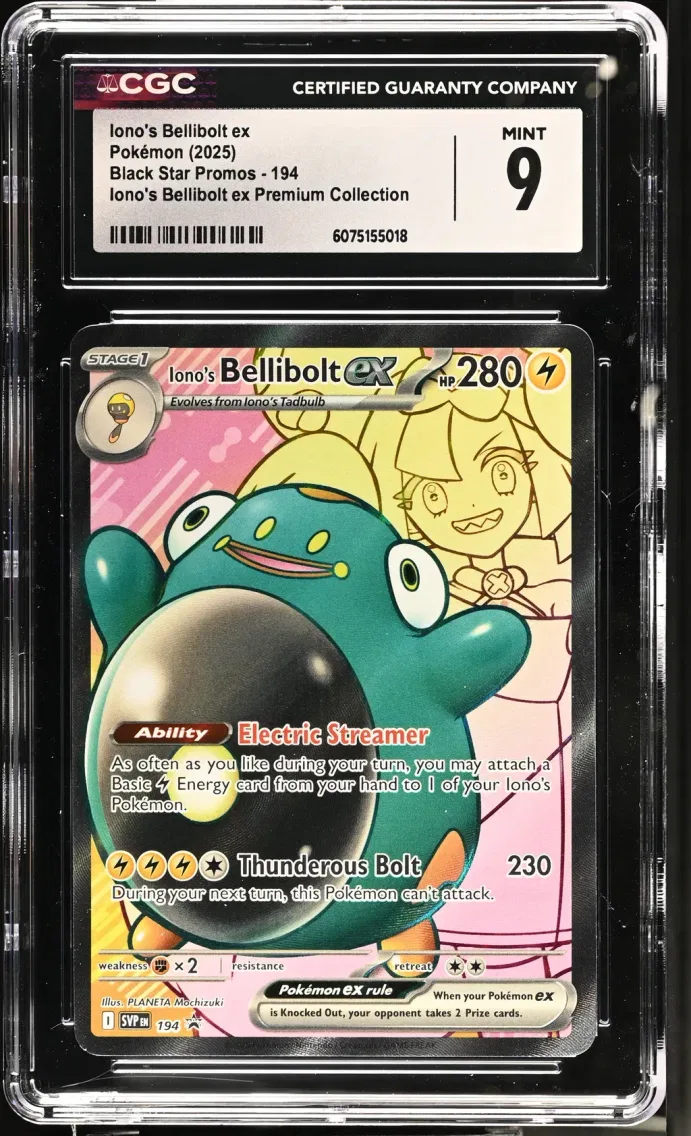 2025 #NA Iono's Bellibolt ex CGC