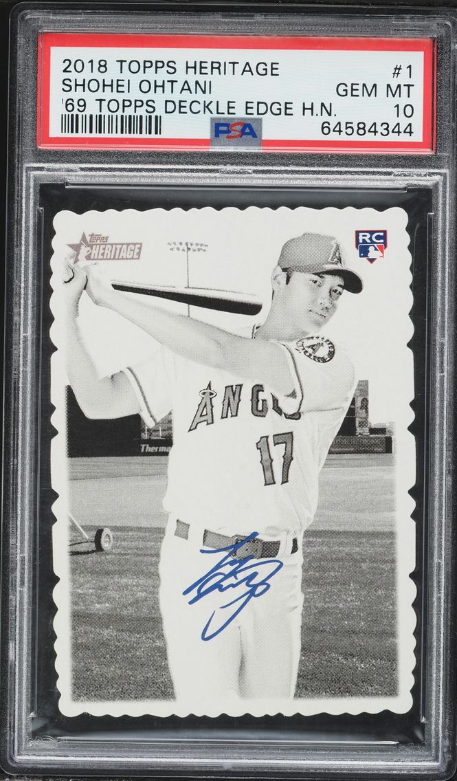 2018 #1 Shohei Ohtani PSA 10 Top