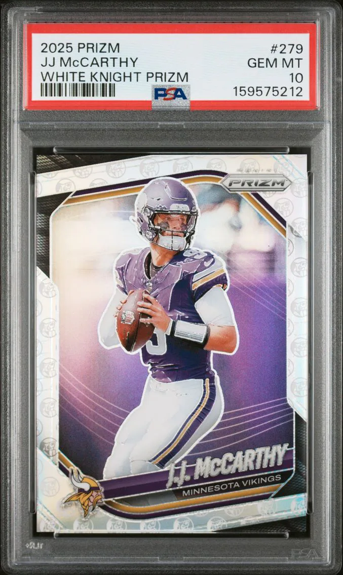 2025 #279 JJ McCarthy PSA 10 Panini Prizm