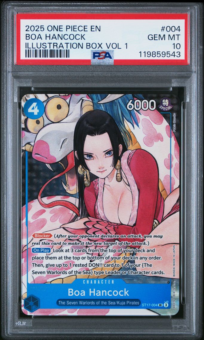 2025 #004 Boa Hancock PSA 10 One Piece Promos