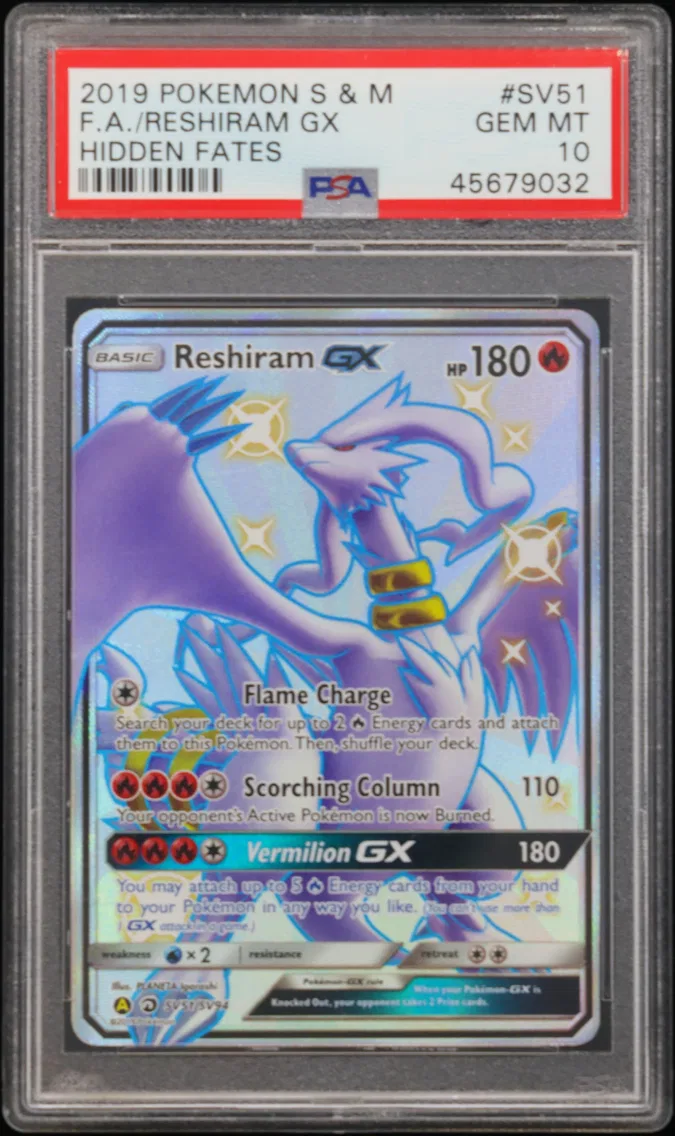 2019 #SV51 Full Art/Reshiram GX
