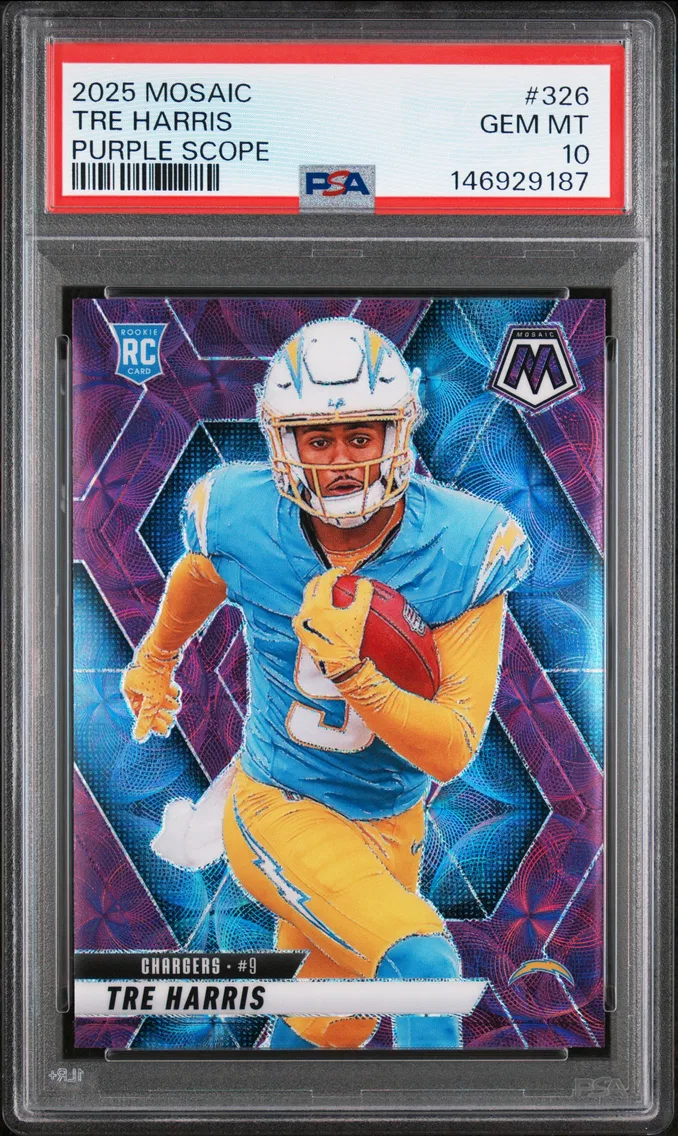 2025 #326 Tre Harris PSA 10 Panini Mosaic