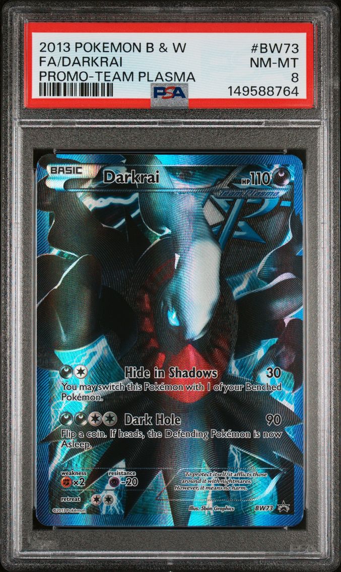 2013 #BW73 Full Art/Darkrai PSA 