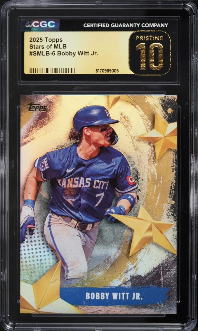 2025 Topps Stars Of MLB Bobby Witt Jr. #SMLB-6 CGC 10 PRISTINE