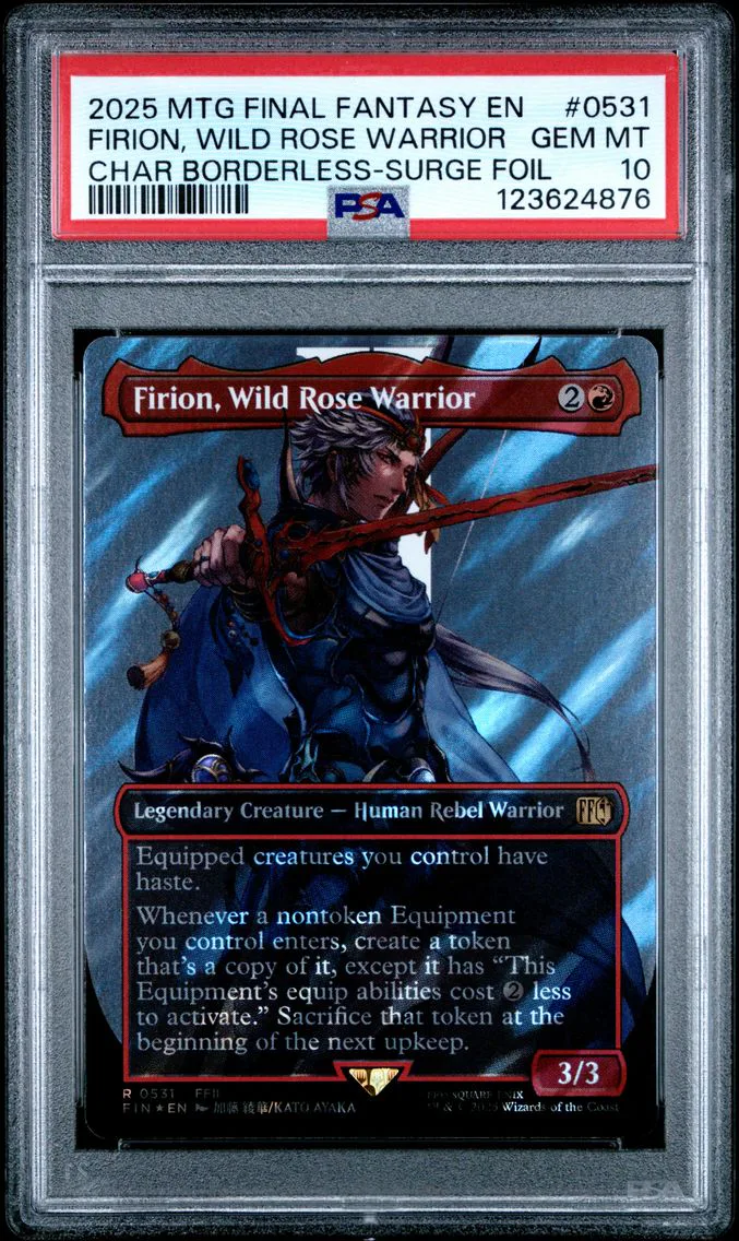 2025 #0531 Firion, Wild Rose Warrior PSA 10 Final Fantasy Magic The Gathering
