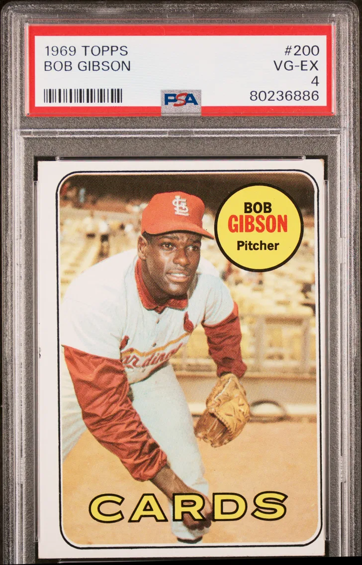 1969 #200 Bob Gibson PSA 4 Topps