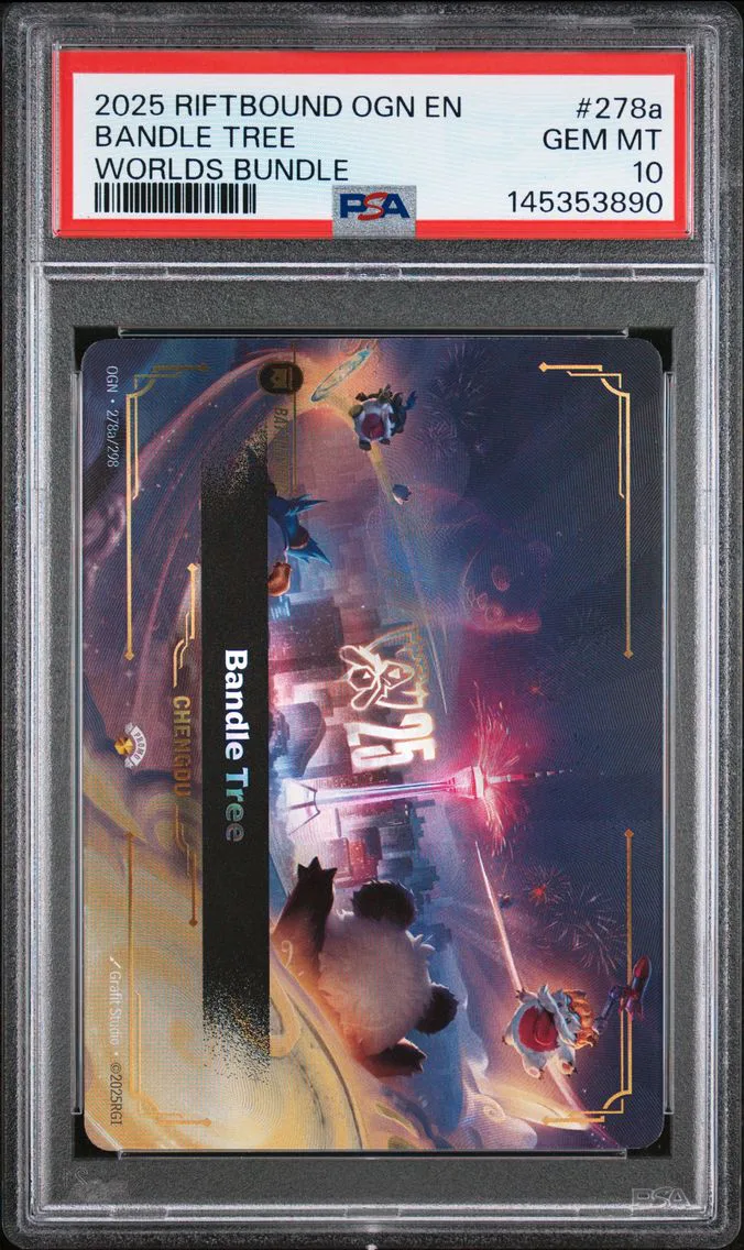 2025 #278a Bandle Tree PSA 10 Riftbound: League of Legends Ogn-Origins