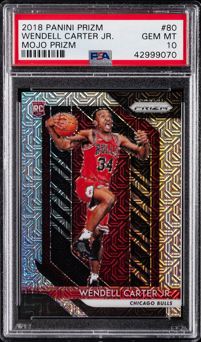 2018 #80 Wendell Carter Jr. PSA 10 Panini Prizm Basketball
