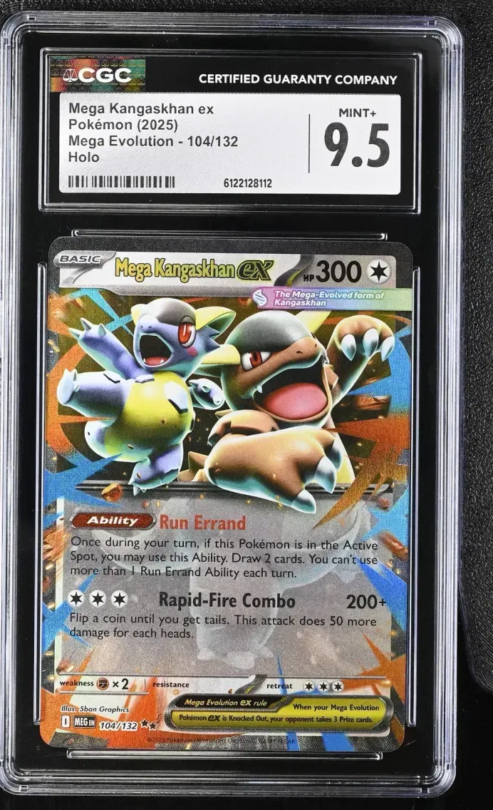 2025 Mega Evolution - MEG EN - English Mega Kangaskhan ex #104 CGC 9.5