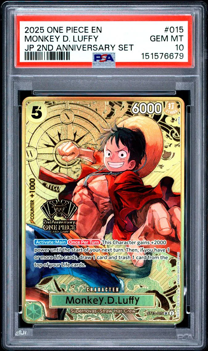 2025 #015 Monkey D. Luffy PSA 10