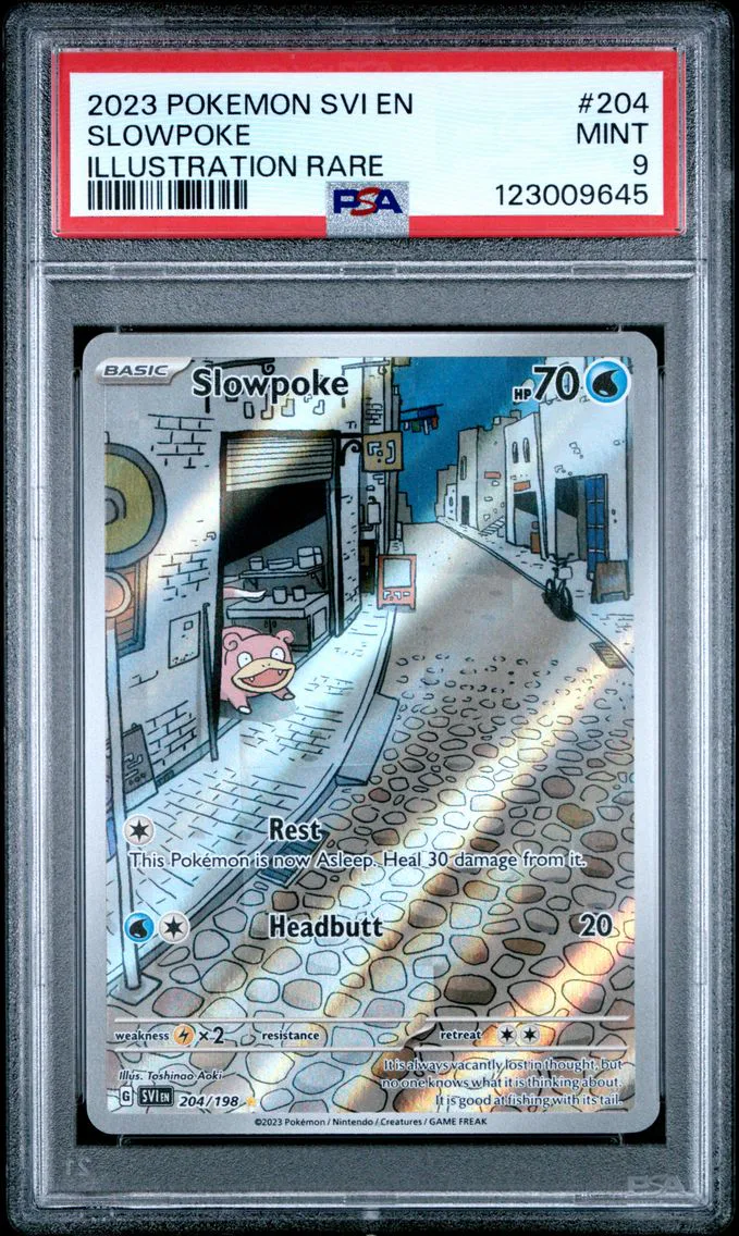 2023 Pokemon Svi EN-Scarlet & Violet Slowpoke Svi EN-Scarlet & Violet #204 PSA 9