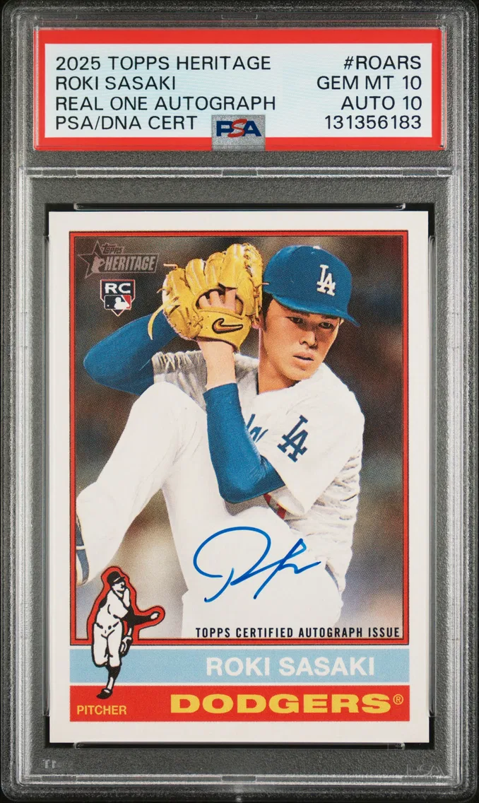 2025 #ROARS ROKI SASAKI PSA 10 T