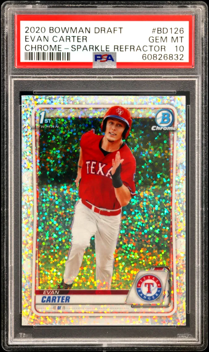 2020 #BD126 Evan Carter PSA 10 Bowman Draft
