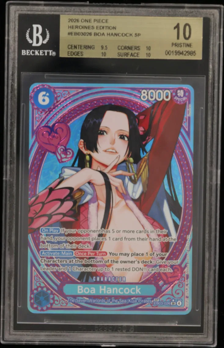 2026 #EB03026 Boa Hancock SP BGS 10 One Piece Card Game -ONE PIECE Heroines Edition-