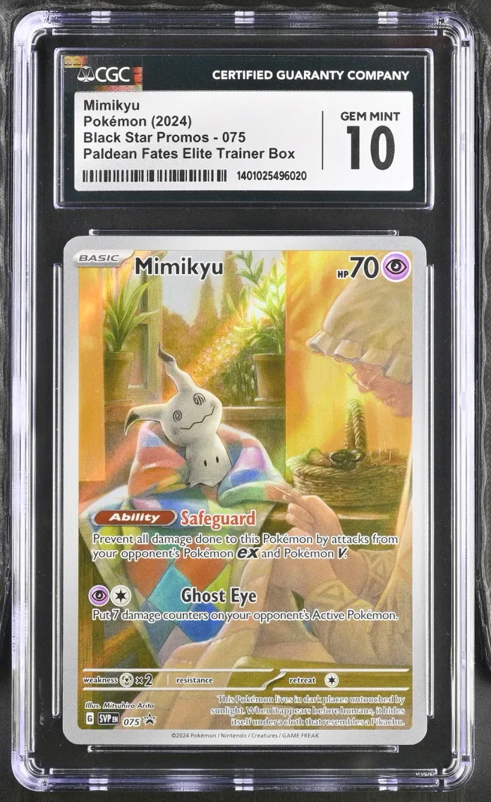 2024 #075 Mimikyu CGC 10 Black Star Promos - Scarlet & Violet SVP EN - English