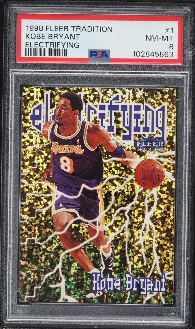 1998 #1 Kobe Bryant PSA 8 Fleer