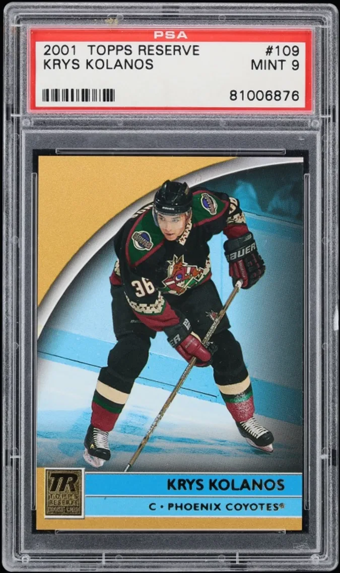 2001 #109 Topps Reserve Krys Kolanos /1599 MINT PSA 9
