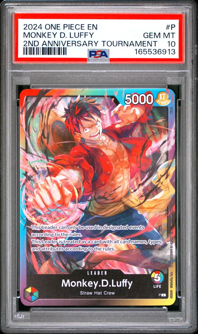 2024 #P Monkey D. Luffy PSA 10 One Piece Promos