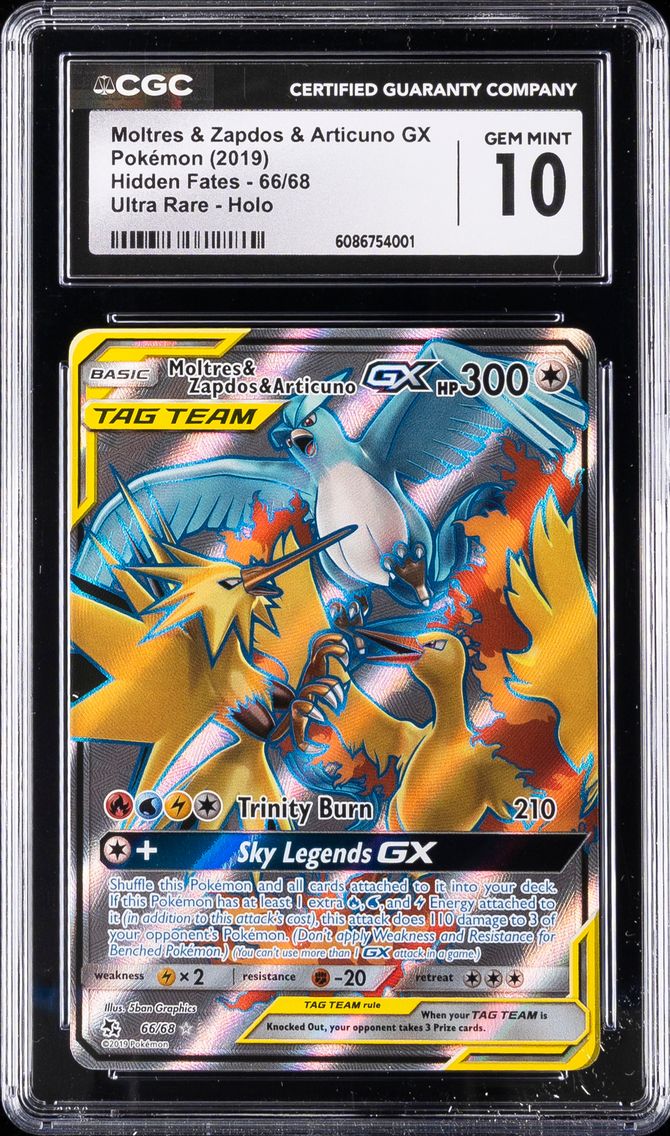 Moltres & Zapdos & Articuno GX (Full Art)