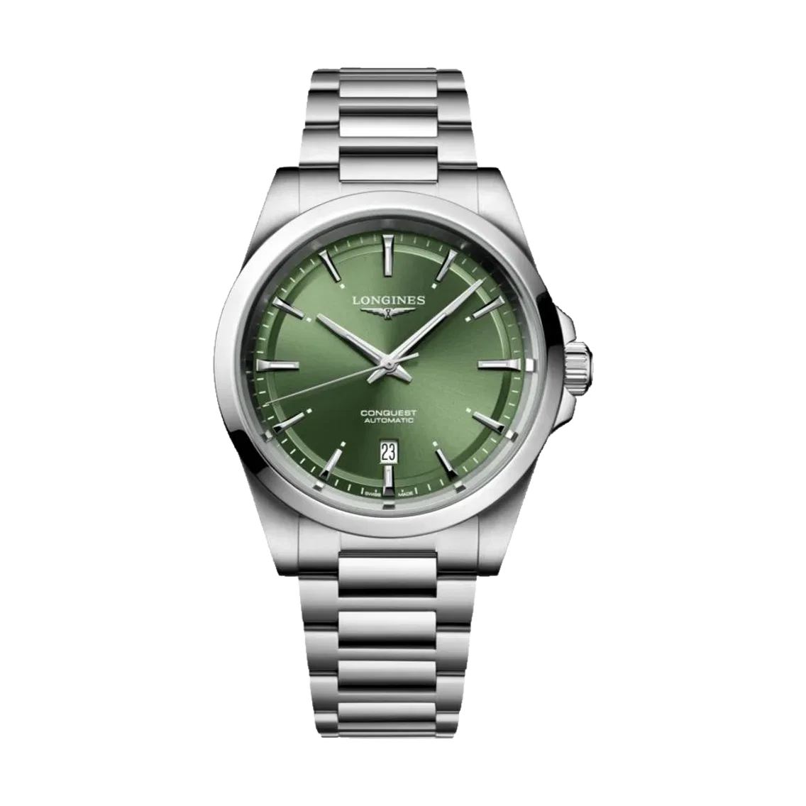 Longines Conquest 41mm - Sunray Green on Bracelet